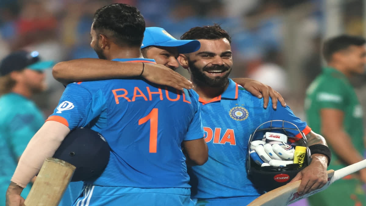 KL Rahul revealed that it was his idea to not take singles when Virat Kohli was very close to his 48th ODI century against Bangladesh in the World Cup 2023.