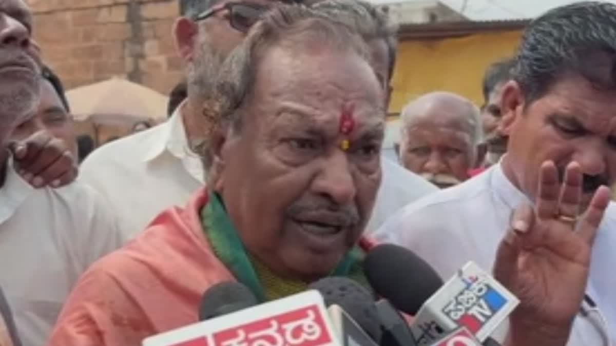 Former minister KS Eshwarappa