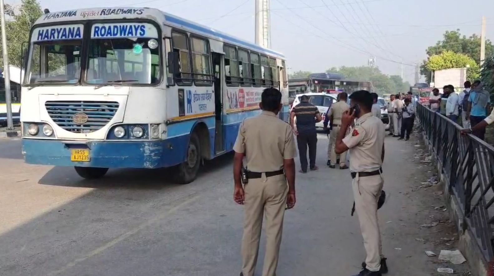 Road Accident in Gurugram