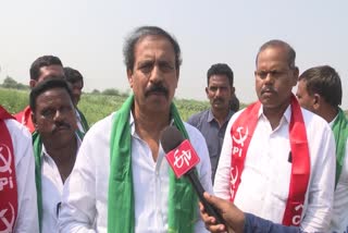 CPI Ramakrishna on Krishna Delta farmers