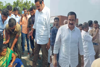 PMK leader Anbumani Ramadoss rescued the accident victims near Dharmapuri and sent them to hospital