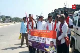 Voters Party International Holds Pada Yatra