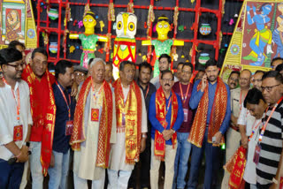 Inauguration of Netaji Chowk Puja Pandal in Khunti