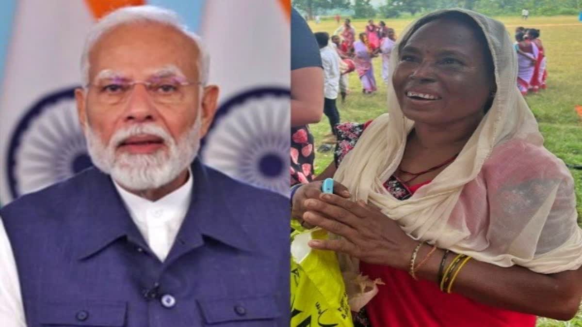 PRIME MINISTER NARENDRA MODI  ODISHA TRIBAL WOMAN THANKS MODI  NARI SHAKTHI PM MODI GOVT  WOMAN DEVELOPMENT INDIA