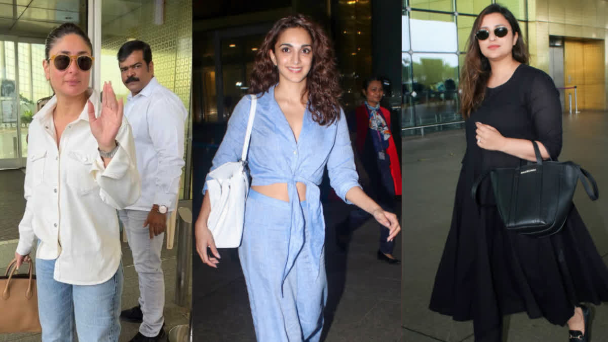 Kiara Advani and Parineeti Chopra left for their in-laws' house to celebrate Karva Chauth, spotted at the airport