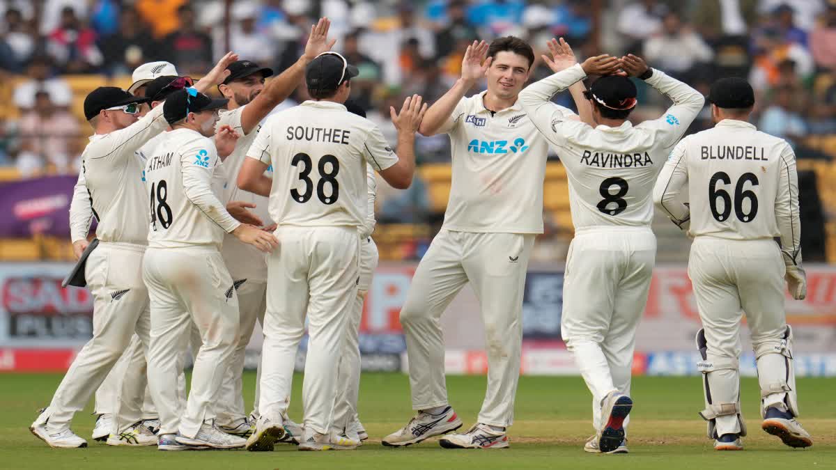 New Zealand Won test Match in India