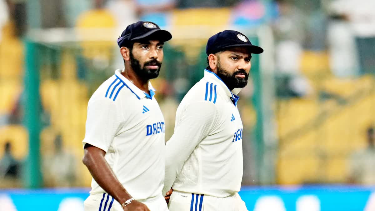 JASPRIT BUMRAH AND ROHIT SHARMA