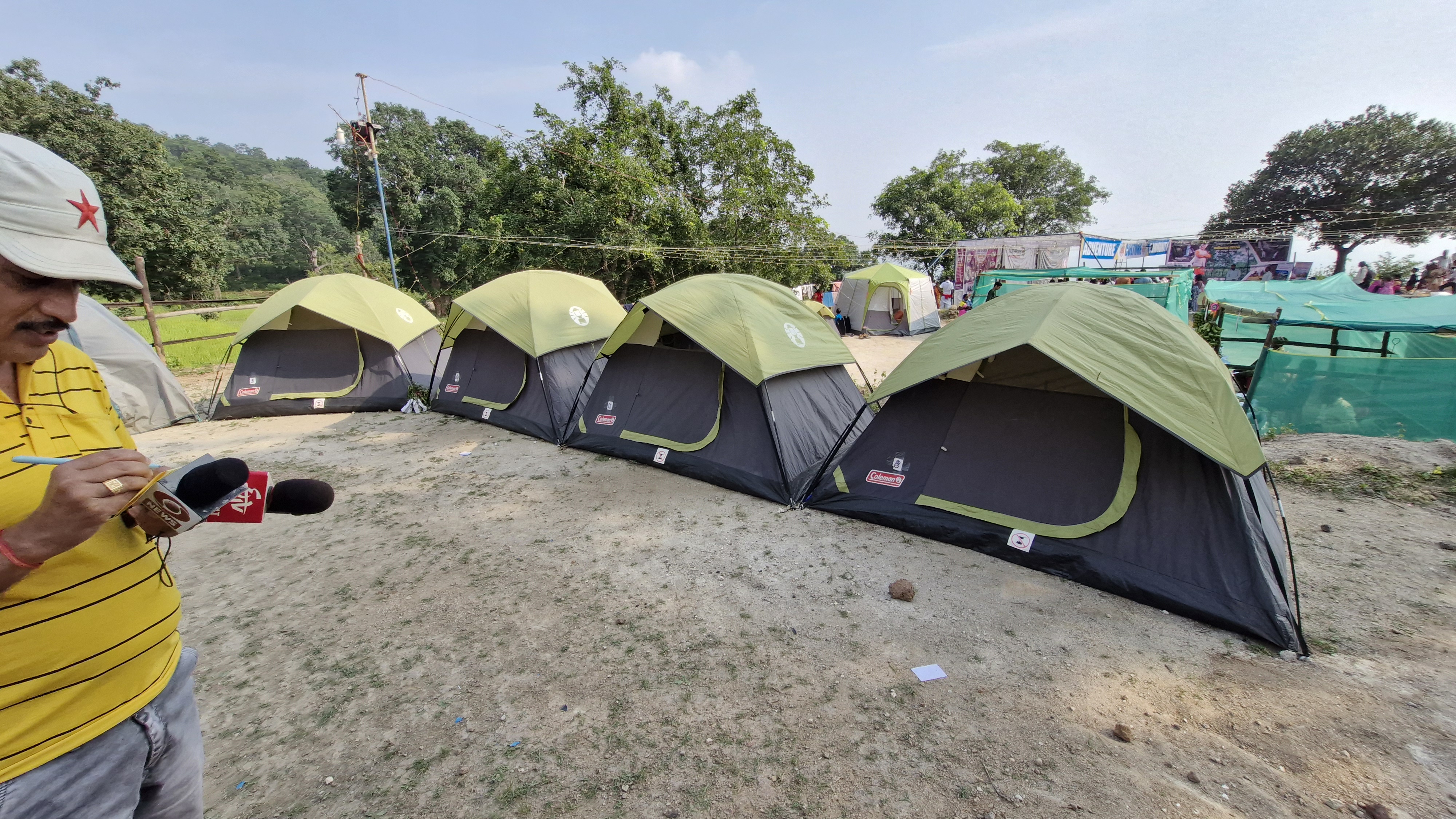 Tents in Jashpur Jamboree