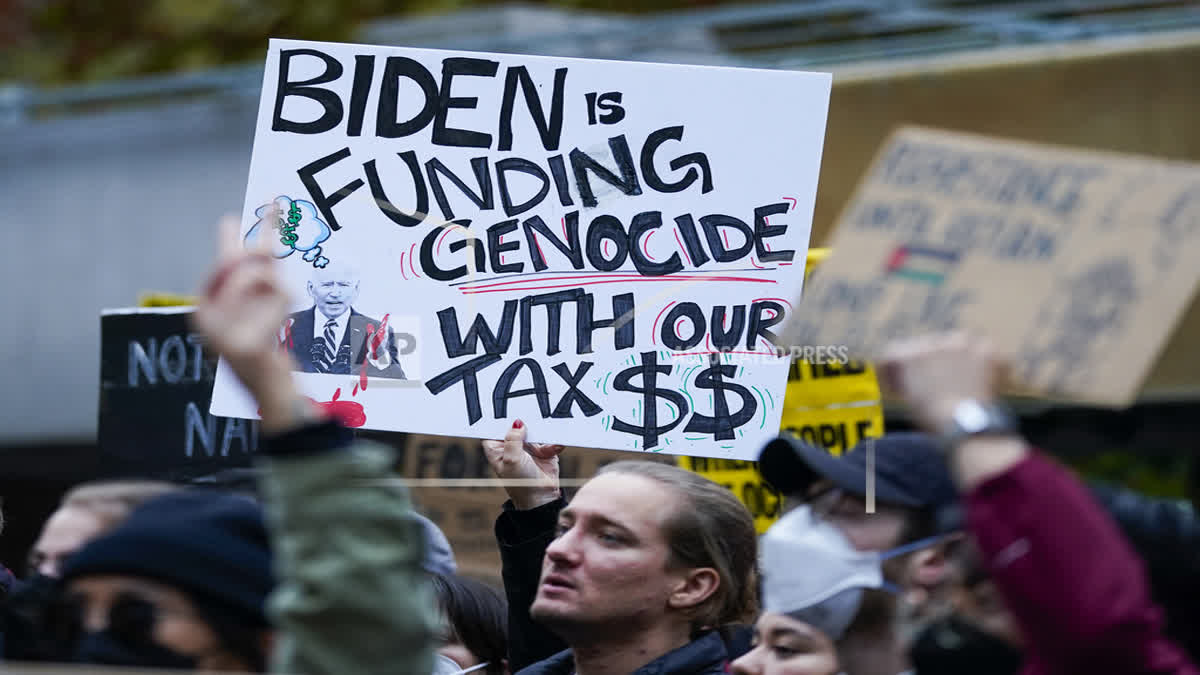 Joe Biden's popularity plummets, a sign of support for the Israeli operation in Gaza