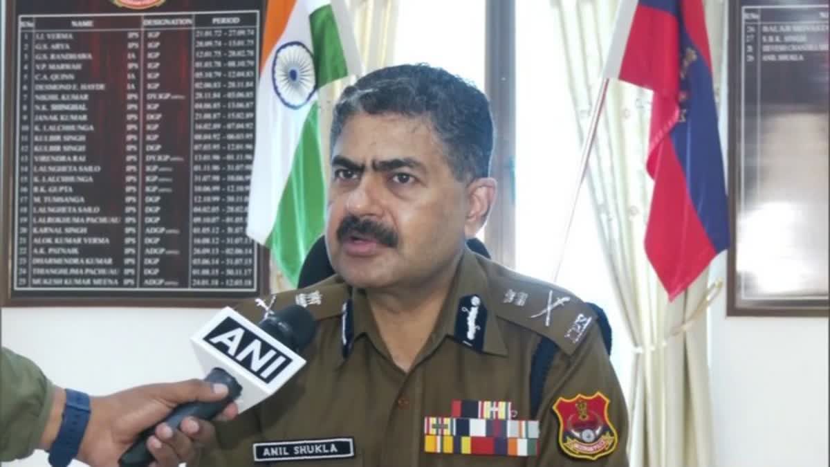 Mizoram DGP press conference on Myanmar issue