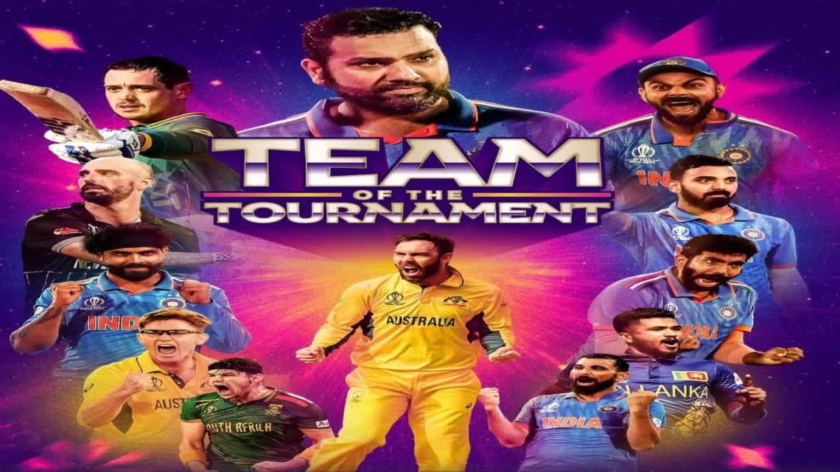 icc-announces-team-of-the-tournament-for-world-cup-2023-rohit-sharma-becomes-captain