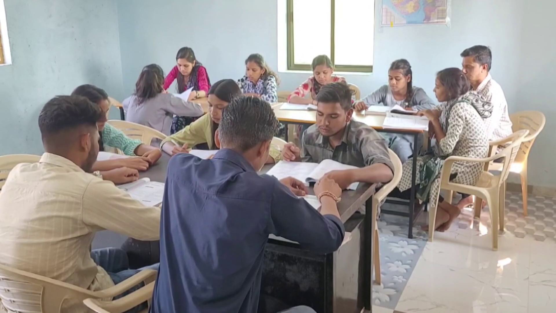 tribal village library in gujarat