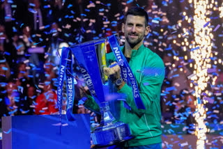 Djokovic took just an hour and 43 minutes to win 6-3 6-3 as the Serbian continues to reach new heights at the age of 36. He began this year (2023) with a record-extending 10th Australian Open championship title and also claimed his 23rd Grand Slam singles trophy at the French Open breaking Spanish Rafael Nadal's 22-win mark.