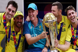 Australian players are happy After becoming the world champion for the sixth time,
