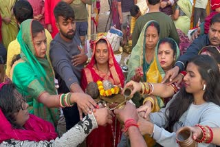 Chhath festival in Giridih