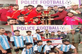 گاندربل پولیس کے زیر اہتمام فٹ بال ٹورنامنٹ کا انعقاد