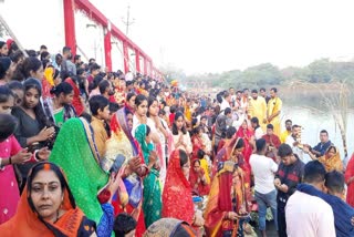 Chhath puja ends with happiness
