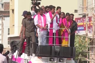 Minister KTR Road Show at Yadagirigutta