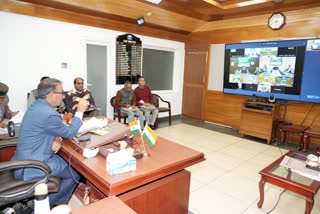 Virtual meeting of CM Sukhu with DC