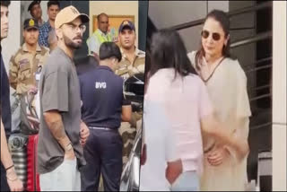 Virat Kohli and Anushka Sharma return to Mumbai after India vs Australia World Cup 2023