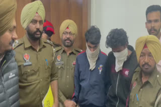 Moga police arrested 2 gangsters with illegal weapons