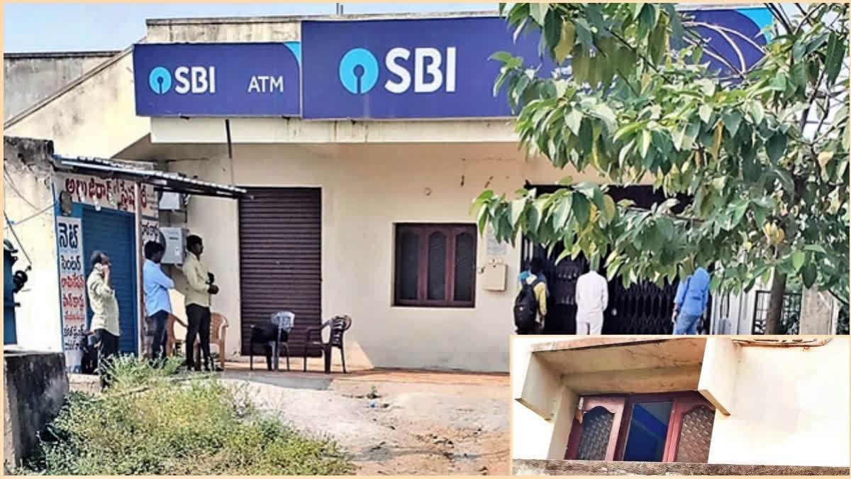 Gold worth crores looted In midnight heist at SBI Bank In Warangal