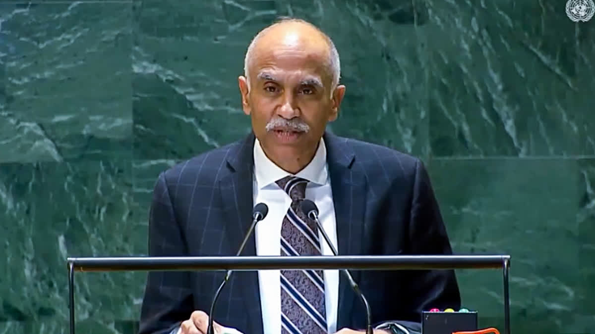 India's Permanent Representative to the UN, Parvathaneni Harish