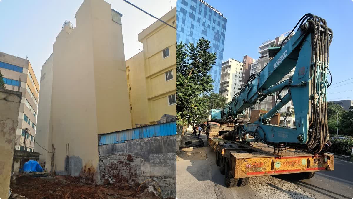 BUILDING DEMOLITION IN GACHIBOWLI