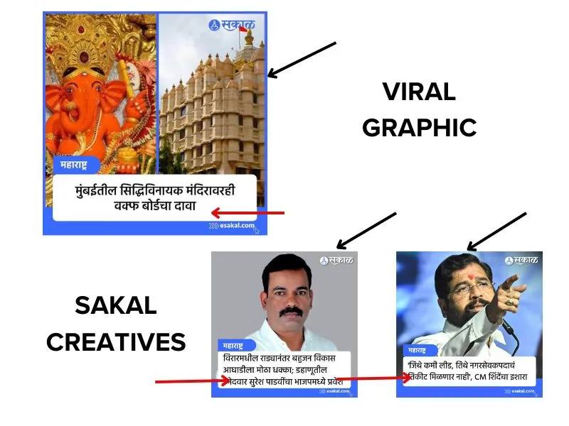 LOGOCALLY FACTS, in its fact check, found that the viral images is false, and the Sakal graphic cited as evidence is a fabricated image.