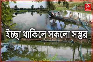 Fish Farmer Mahendra Burhagohain