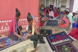 TRIBAL WOMEN WEAVE TIBETAN CARPETS