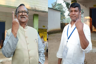 mp-nalin-soren-casts-his-vote-with-son-in-dumka