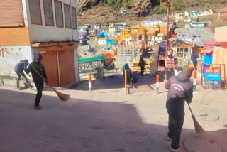 Cleanliness Drive in Badrinath Dham