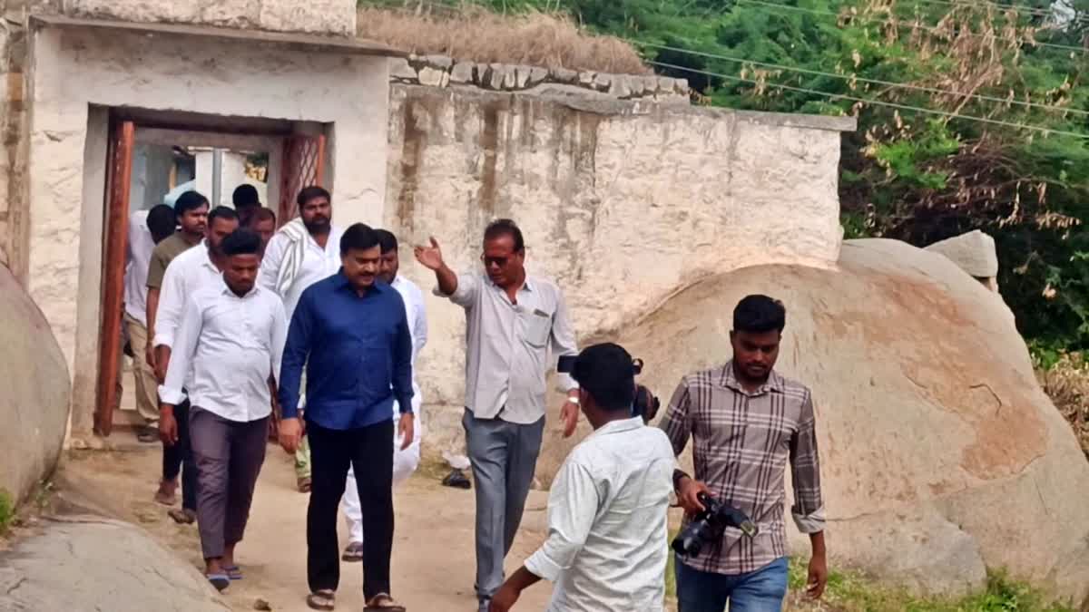 MLA Janardhana Reddy inspected the place