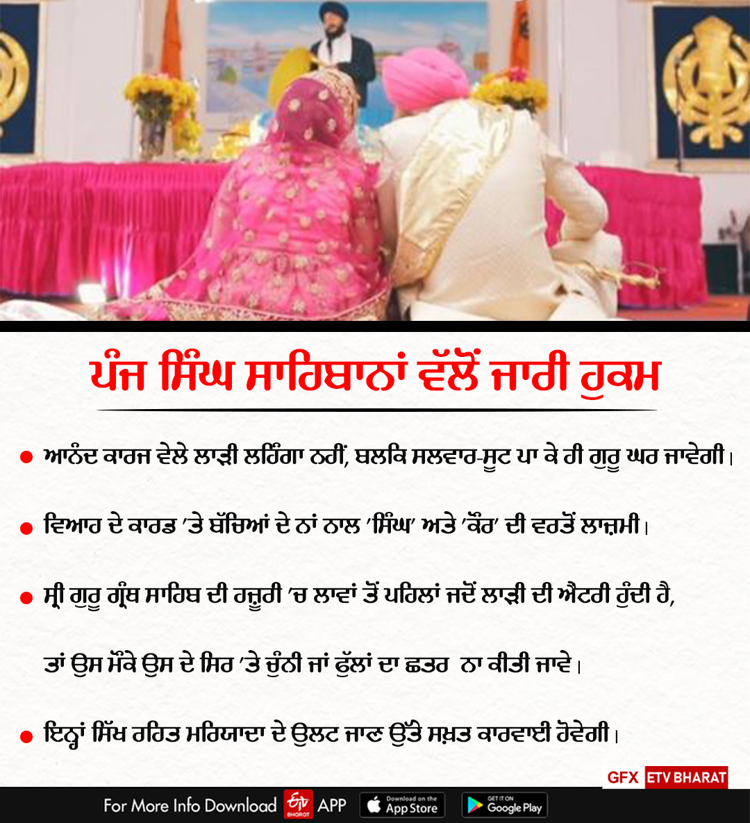 Lehenga Ban In Gurudwara