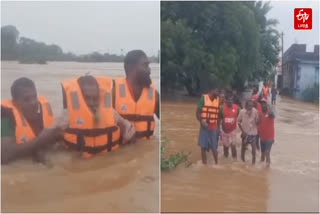 Rescue of farmer stuck on tree branch 39 hours in the Heavy Rain Flood at Tirunelveli