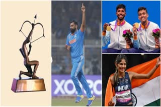 MOHAMMED SHAMI AND 26 OTHER PLYEARS GOT ARJUN AWARD AND 2 GOT MAJOR DHYAN CHAND KHEL RATNA AWARD