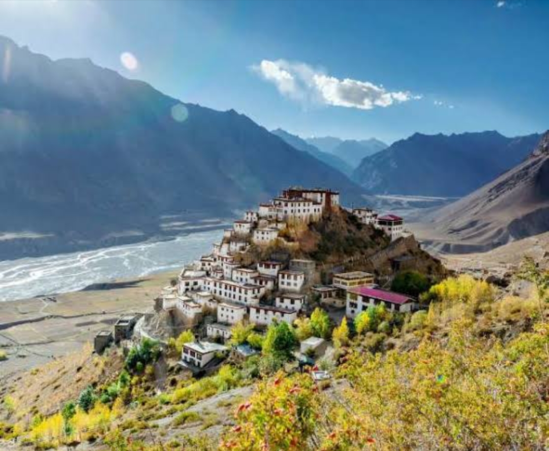 Key Gompa Buddhist Temple in Spiti Valley