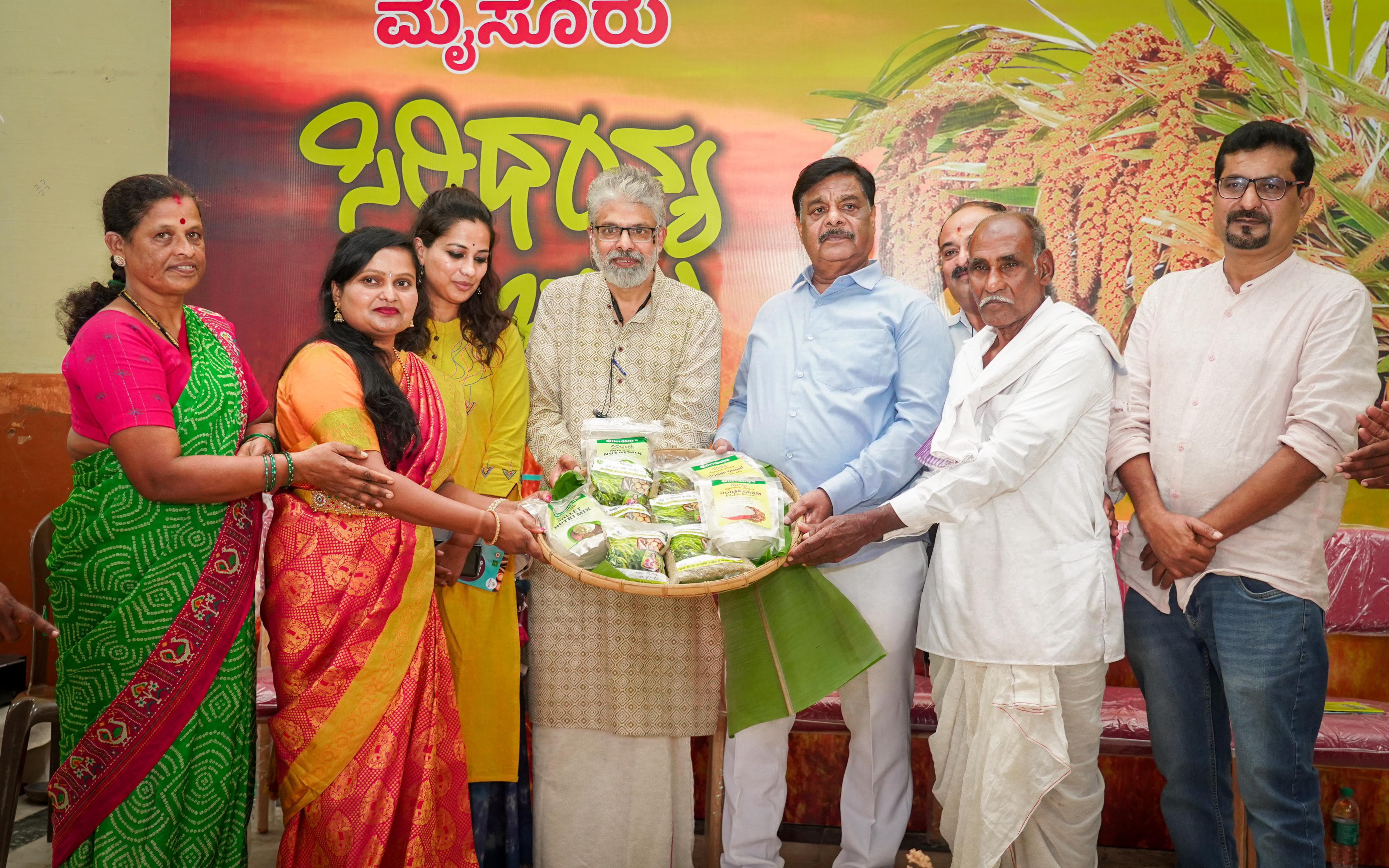 Dr. HC Mahadevappa launched cereal celebration