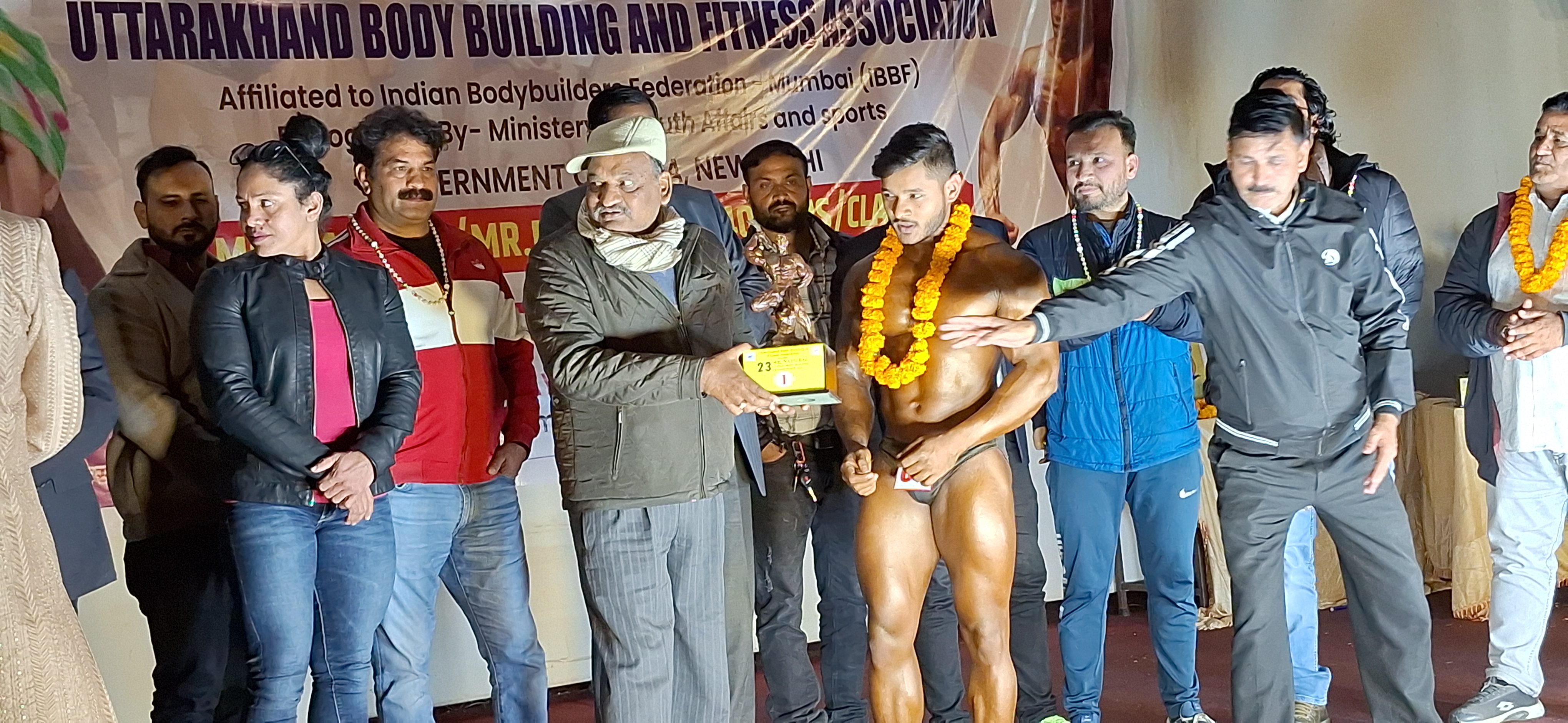 Body building competition organized in Ramnagar