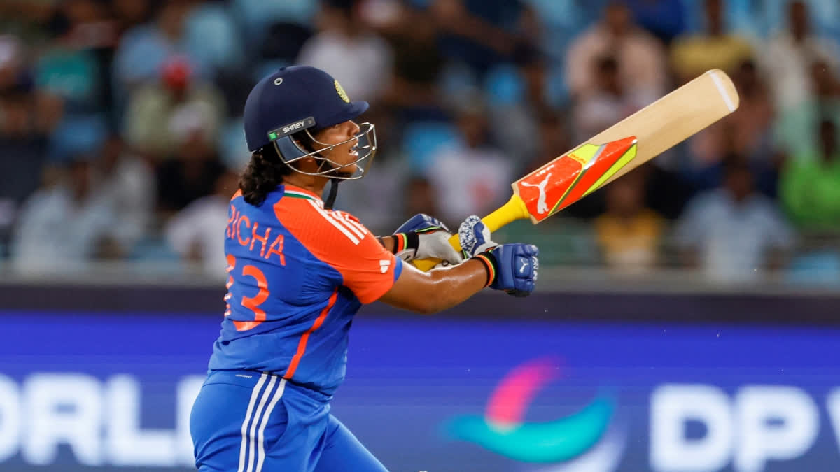 Richa Ghosh scored the joint fastest-fifty in women's T20Is taking India to their highest-ever total in the format during 3rd T20I vs West Indies Women's.