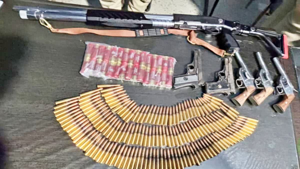 Weapons recovered from Nalanda