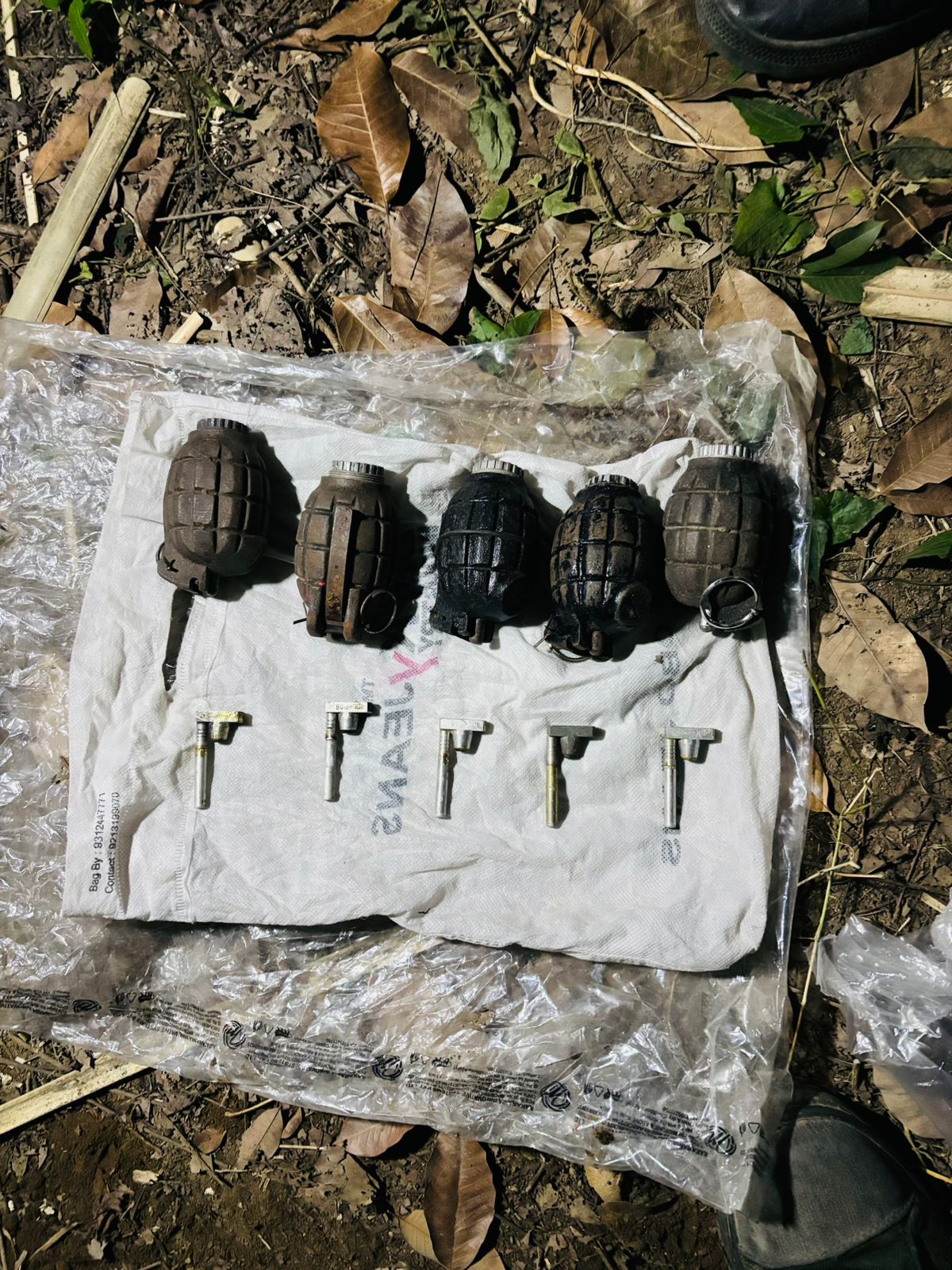 Huge amount of Grenades and explosives recovered in Batachipur Sonitpur district