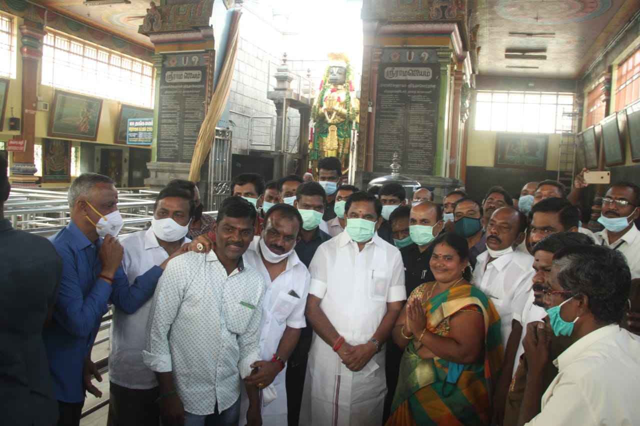 tn cm edapadi started his second phase election propaganda in namakkal district