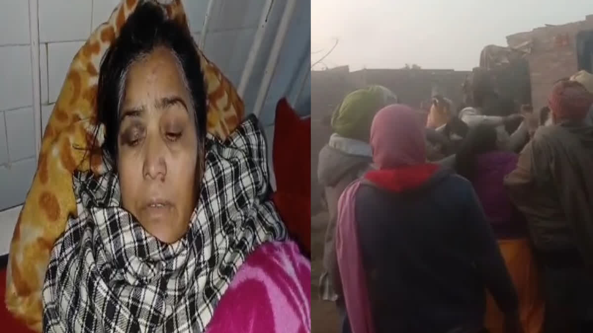 Unhappy with the love marriage, the girl's family attacked the son-in-law's family in tarn taran