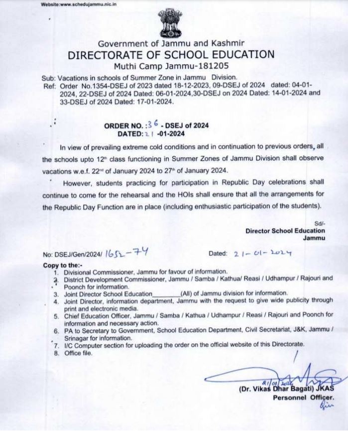 winter-vacation-extended-for-jammu-schools-till-jan-27
