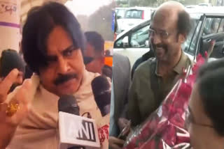 celebs at ayodhya, celebrities at ayodhya for pran pratishtha, rajinikanth, pawan kalyan, shefali shah