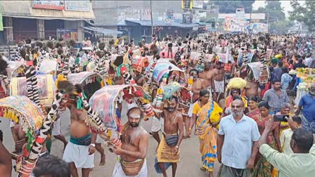 400 ஆண்டுகள் பழமையான நகரத்தார் காவடி பயணம்