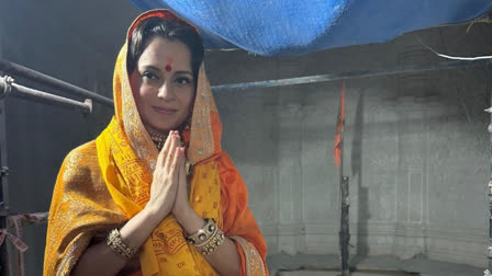 Kangana Ranaut sweeps floor of Hanuman temple ahead of Pran Pratishtha ceremony