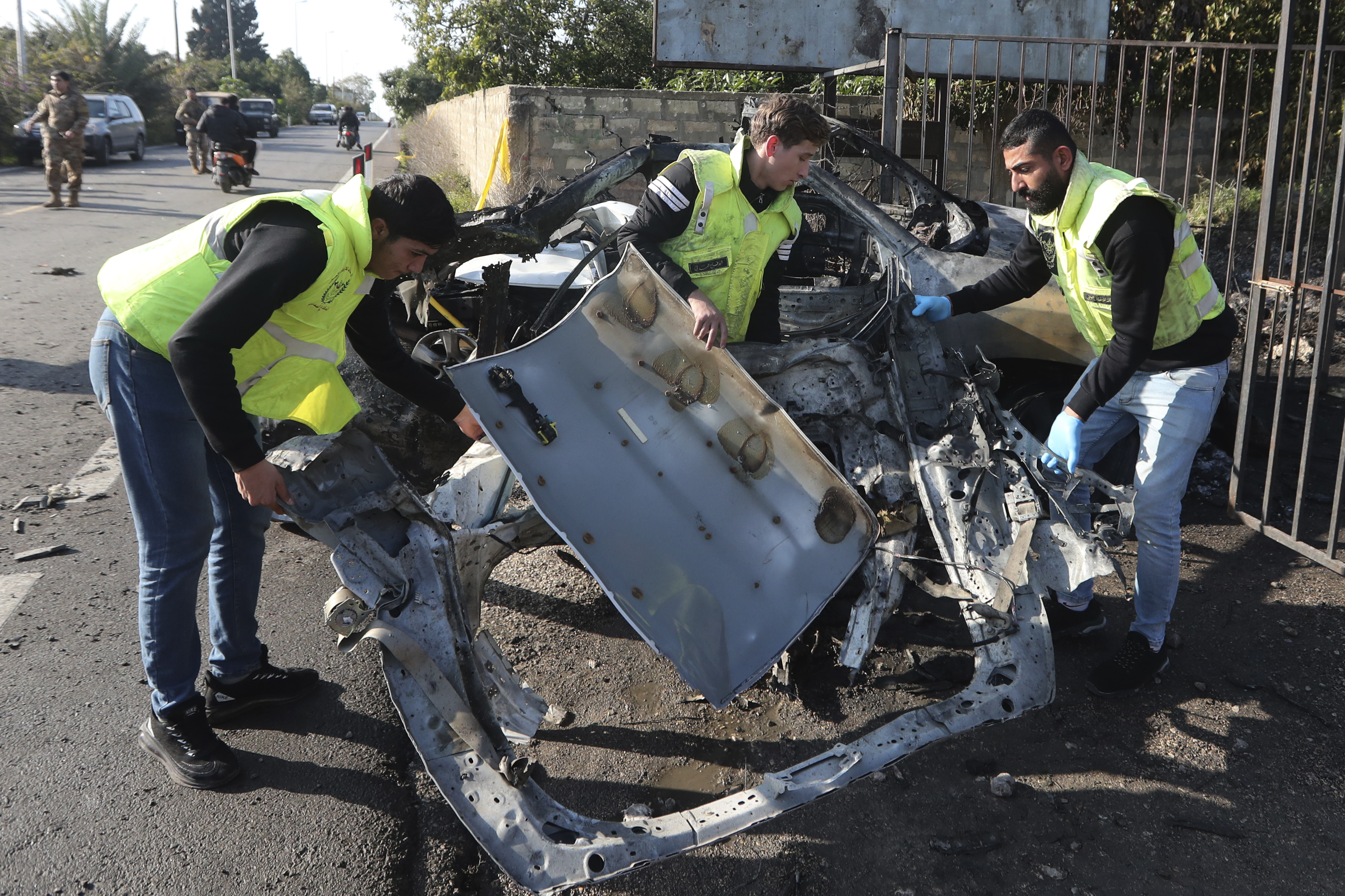 An Israeli airstrike